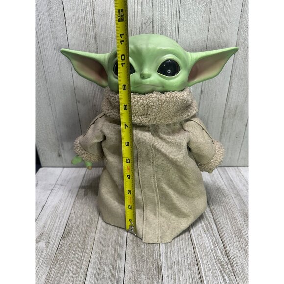 Star Wars Mandalorian The Child Grogu Baby Yoda Plush Stuffed Toy 11" Tall - Picture 7 of 15
